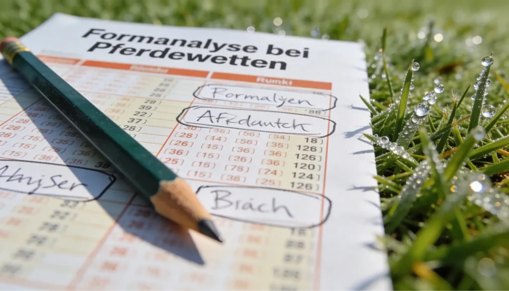 Formanalyse bei Pferdewetten: Racecard lesen und Pferde bewerten